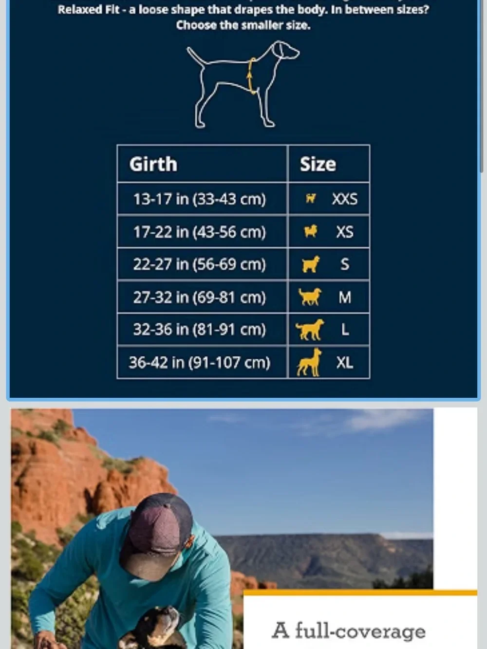 Ruffwear Dog Cooling Vest size S